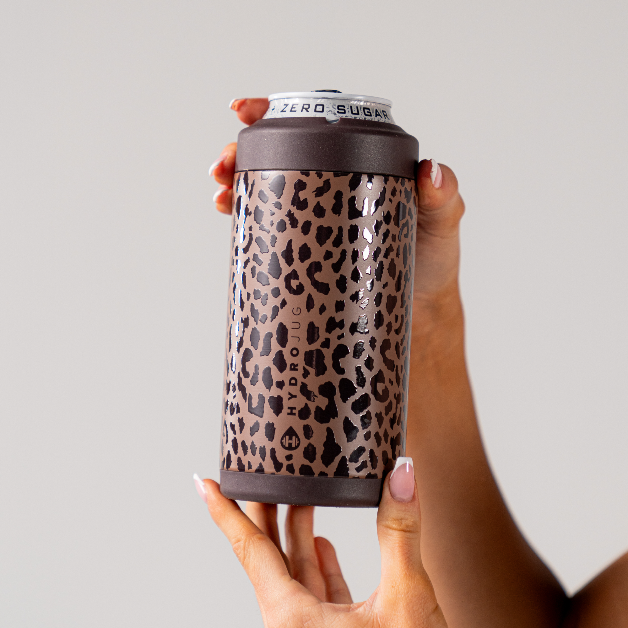 Brown Leopard-Can Cooler (16oz)