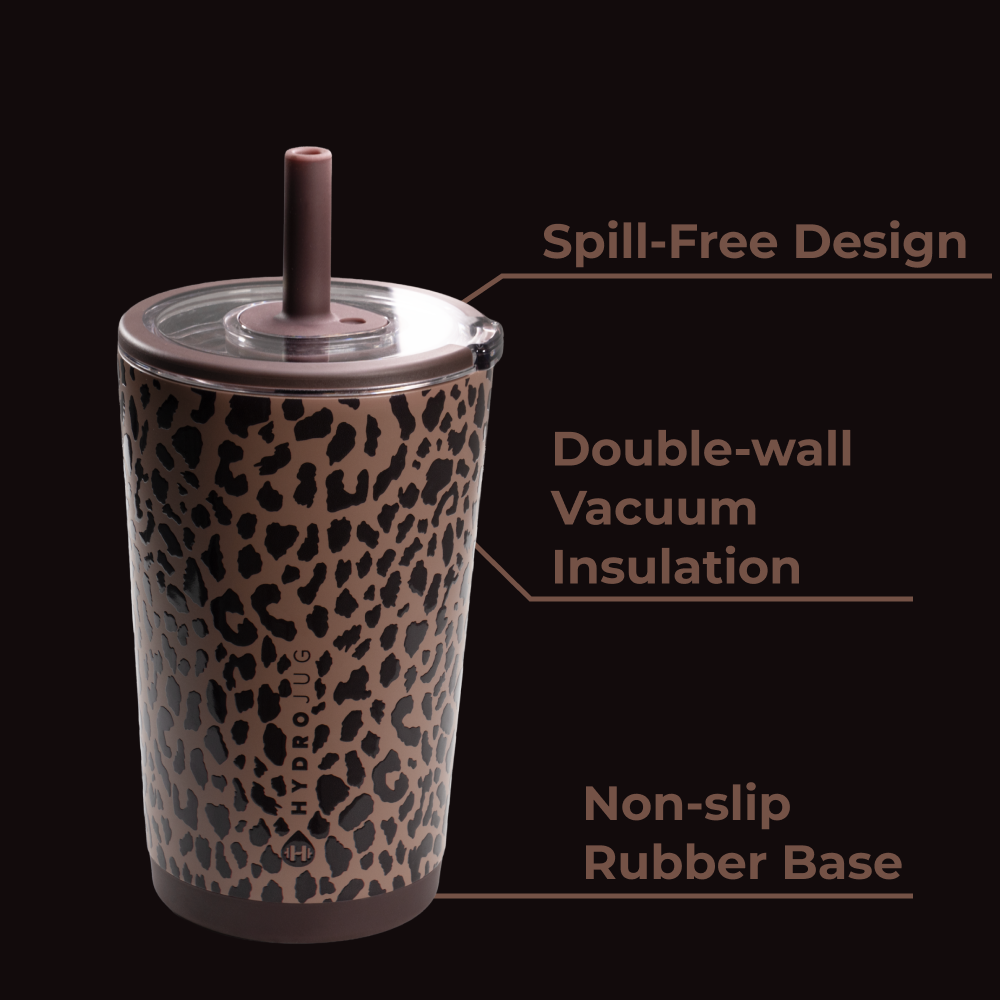 Brown Leopard-Everyday Tumbler 14oz