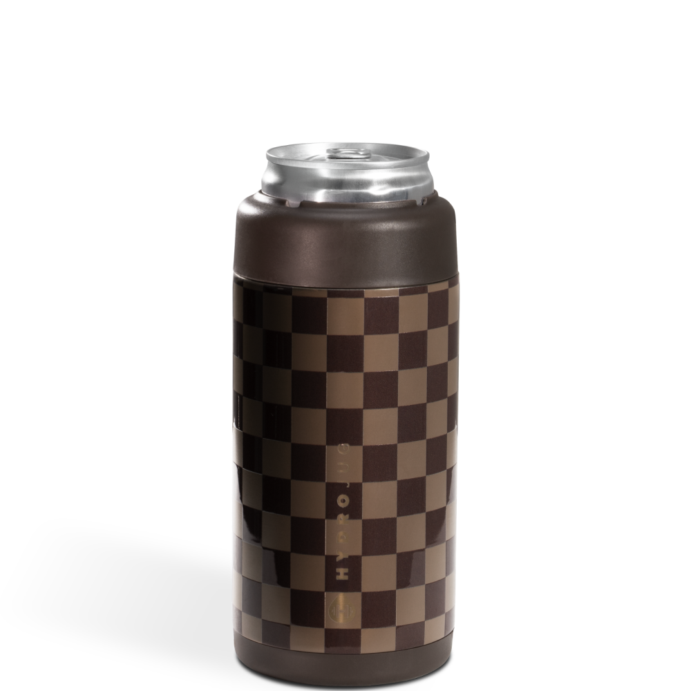 Autumn Checkers-Can Cooler (Slim)