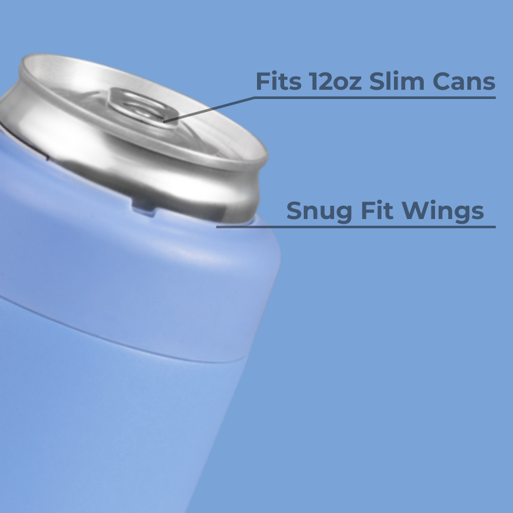 Light Blue-Can Cooler (Slim)